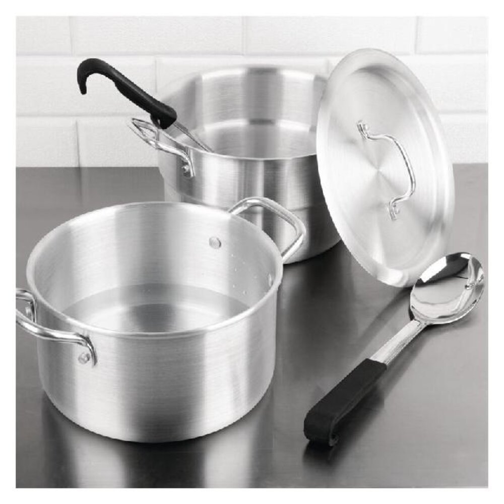 Vogue Aluminium pan met au bain marie inzet 4l | K643 Vogue Aluminium pan met au bain marie inzet 4l | K643