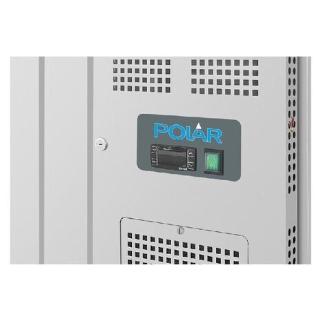 Polar U-serie driedeurs saladette met vierkant kuchscherm | UA018 Polar U-serie driedeurs saladette met vierkant kuchscherm | UA018