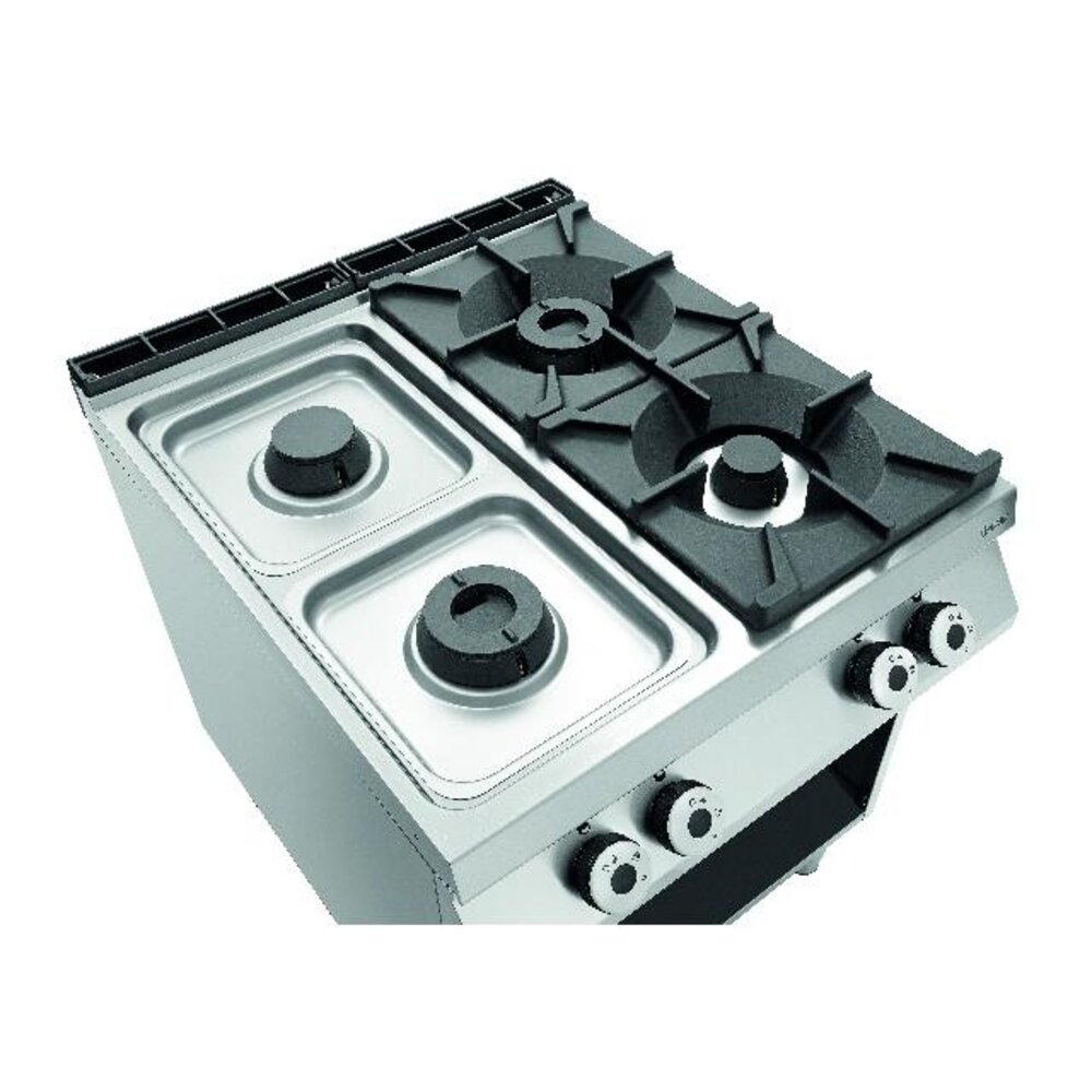 Bartscher Gasfornuis, 4-branders, oo | 2951131 Bartscher Gasfornuis, 4-branders, oo | 2951131