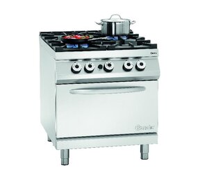 Bartscher Gasfornuis 900, b900, 4-pits, eo Bartscher Gasfornuis 900, b900, 4-pits, eo