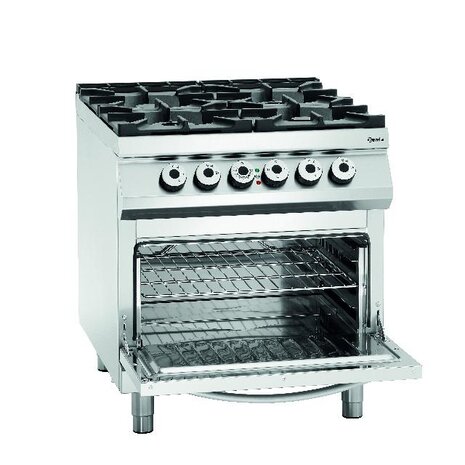 Bartscher Gasfornuis, 4-branders, eo 2 1gn | 2952271 Bartscher Gasfornuis, 4-branders, eo 2 1gn | 2952271