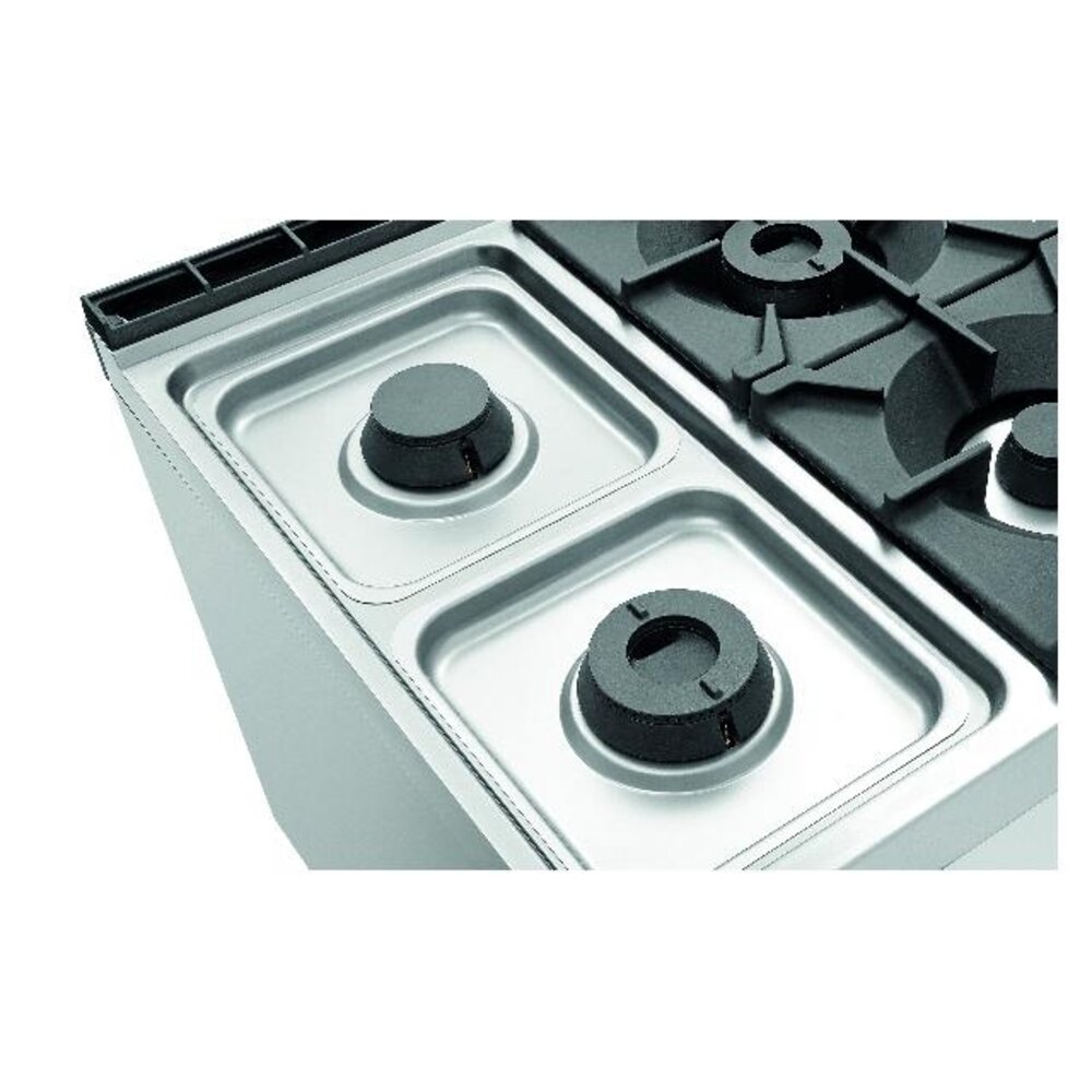 Bartscher Gasfornuis, 6-branders, eo 2 1gn,ns | 2952481 Bartscher Gasfornuis, 6-branders, eo 2 1gn,ns | 2952481