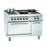 Bartscher El. fornuis, 6-branders, eo 2 1gn