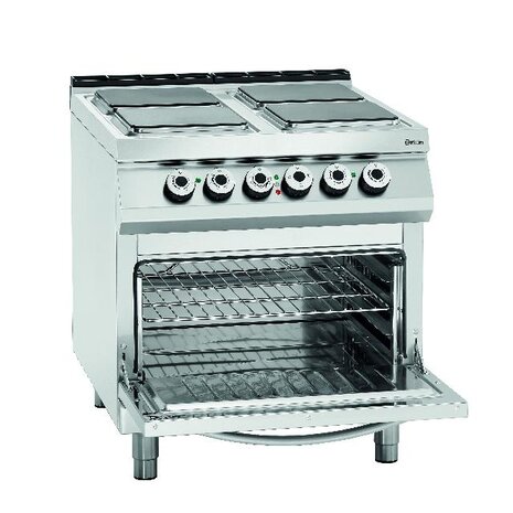 Bartscher El. fornuis 900, b900, 4-pits, eo | 296325 Bartscher El. fornuis 900, b900, 4-pits, eo | 296325