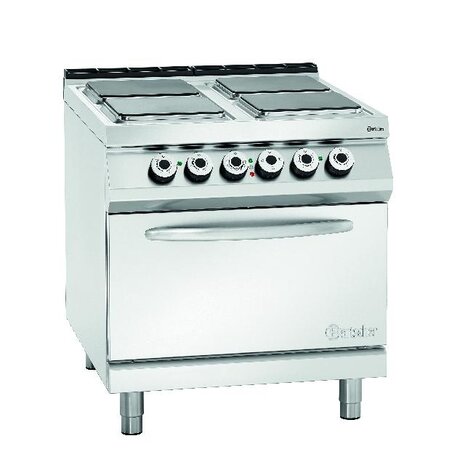 Bartscher El. fornuis 900, b900, 4-pits, eo | 296325 Bartscher El. fornuis 900, b900, 4-pits, eo | 296325