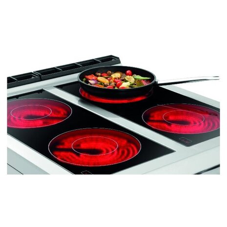 Bartscher Ceramisch fornuis 4-brander, oo | 296421 Bartscher Ceramisch fornuis 4-brander, oo | 296421