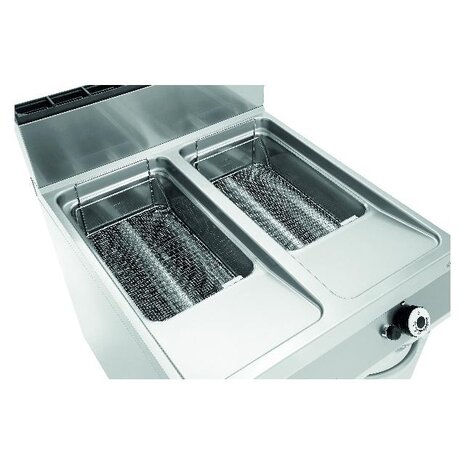 Bartscher Gas friteuse met 2 binnenpannen | 2959521 Bartscher Gas friteuse met 2 binnenpannen | 2959521