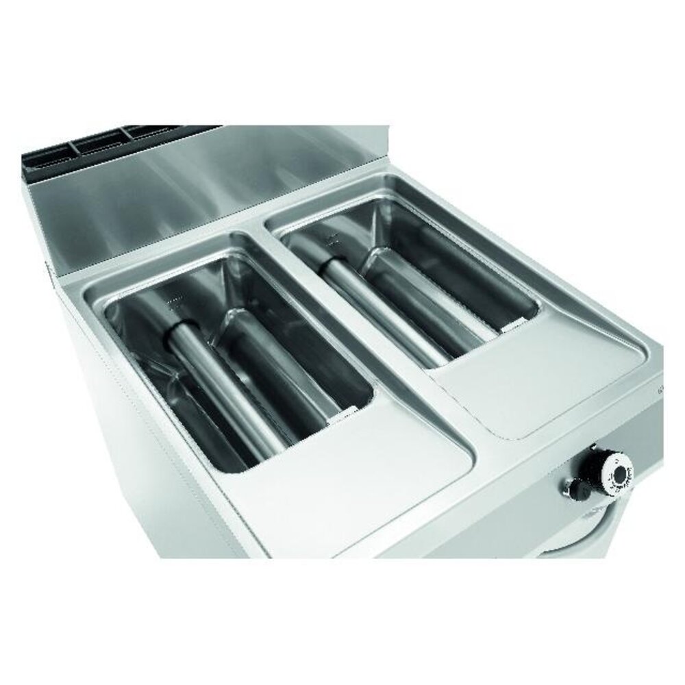Bartscher Gas friteuse met 2 binnenpannen | 2959521 Bartscher Gas friteuse met 2 binnenpannen | 2959521