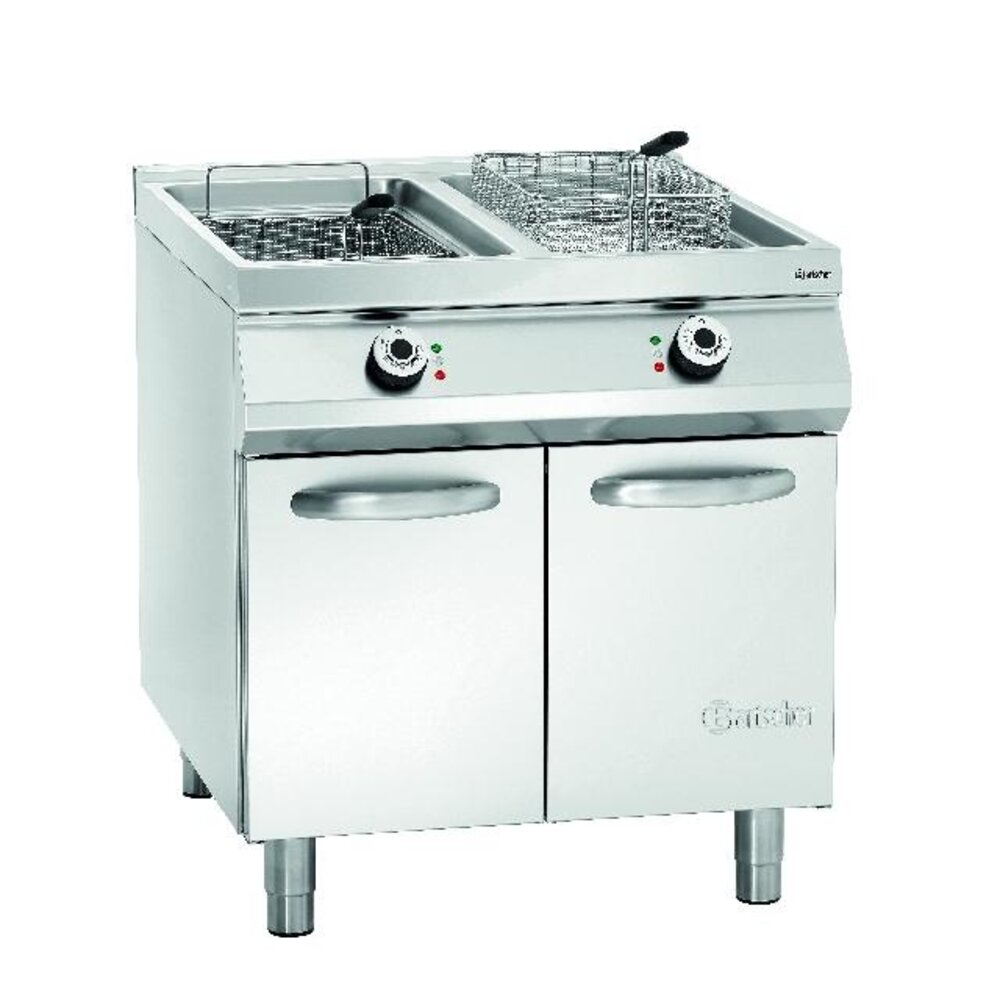 Bartscher Elektrische friteuse met 2 binnenpannen | 296970 Bartscher Elektrische friteuse met 2 binnenpannen | 296970