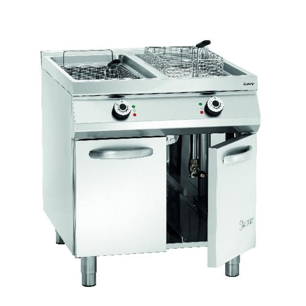 Bartscher Elektrische friteuse met 2 binnenpannen | 296970 Bartscher Elektrische friteuse met 2 binnenpannen | 296970