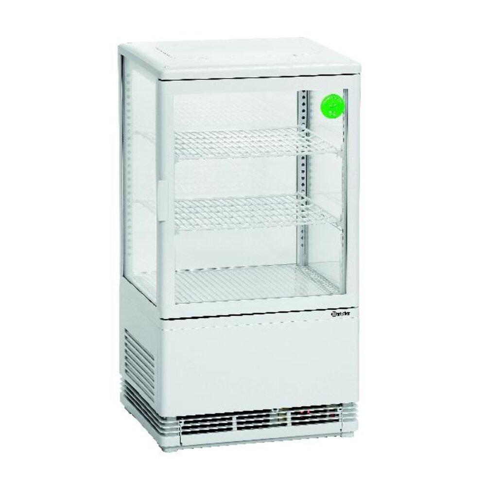 Bartscher Mini-koelvitrine 58l, wit | 700258G Bartscher Mini-koelvitrine 58l, wit | 700258G