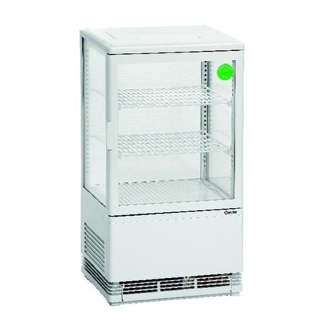 Bartscher Mini-koelvitrine 58l, wit | 700258G Bartscher Mini-koelvitrine 58l, wit | 700258G