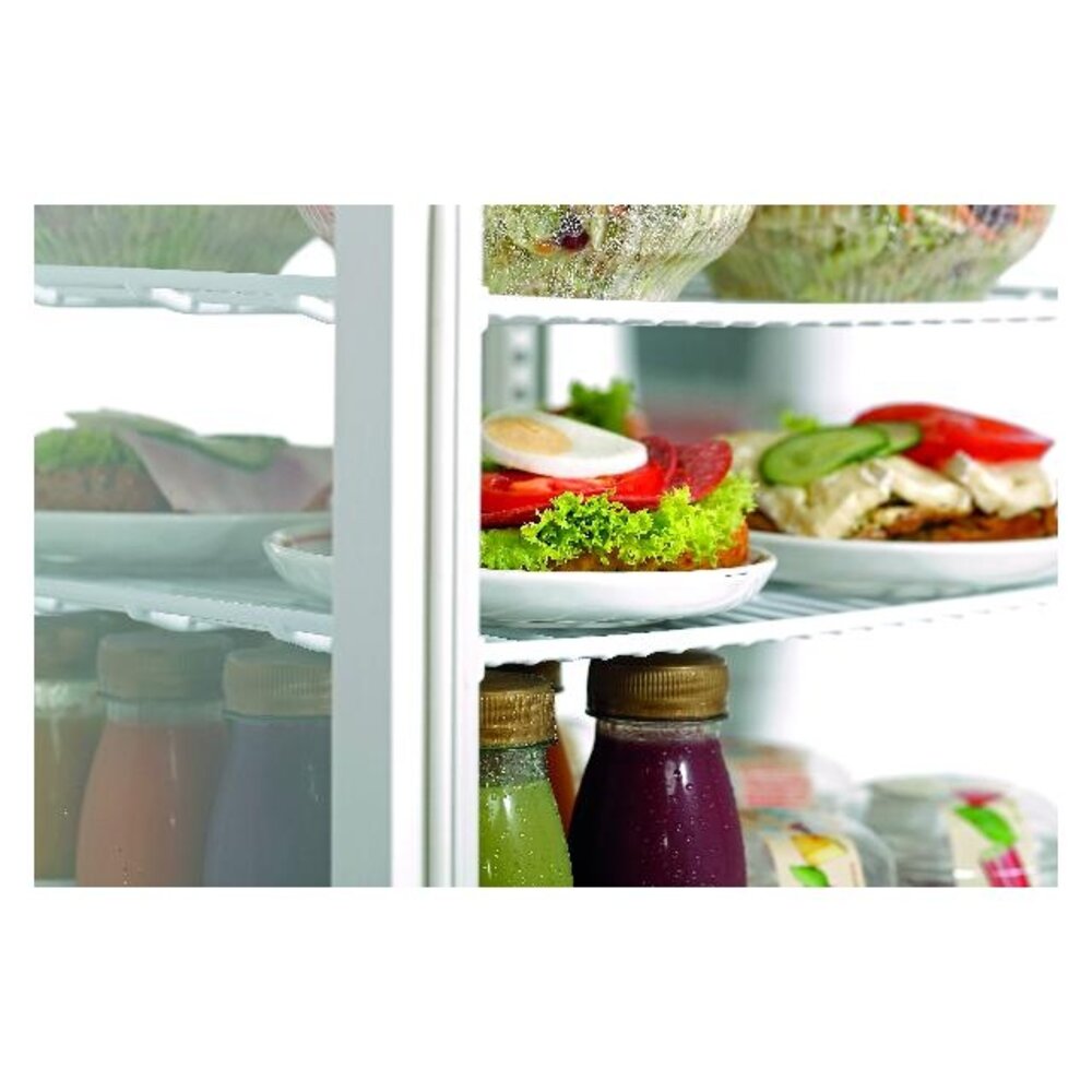 Bartscher Mini-koelvitrine 78l, wit | 700578G Bartscher Mini-koelvitrine 78l, wit | 700578G