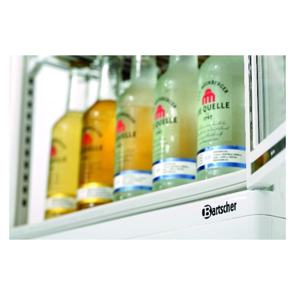 Bartscher Mini-koelvitrine 78l, wit | 700578G Bartscher Mini-koelvitrine 78l, wit | 700578G