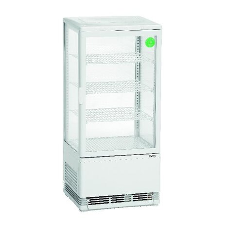 Bartscher Mini-koelvitrine 78l, wit | 700578G Bartscher Mini-koelvitrine 78l, wit | 700578G