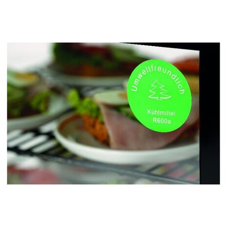 Bartscher Mini-koelvitrine 78l, zwart | 700277G Bartscher Mini-koelvitrine 78l, zwart | 700277G