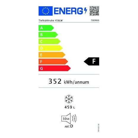 Bartscher Vriezer 458lw | 700966 Bartscher Vriezer 458lw | 700966