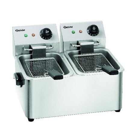 Bartscher Dubbele friteuse snack ii | A162412E Bartscher Dubbele friteuse snack ii | A162412E