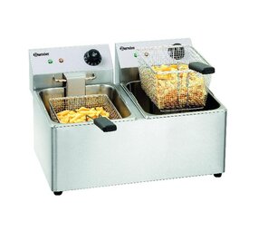 Bartscher Dubbele friteuse snack iv Bartscher Dubbele friteuse snack iv