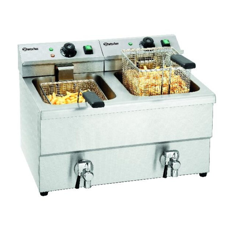 Bartscher Dubbele friteuse imbiss ii | A150407 Bartscher Dubbele friteuse imbiss ii | A150407