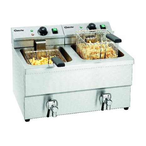 Bartscher Dubbele friteuse imbiss ii | A150407 Bartscher Dubbele friteuse imbiss ii | A150407