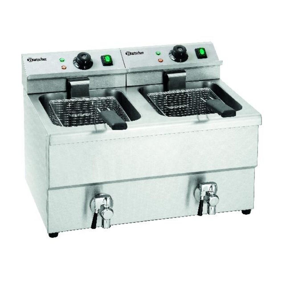 Bartscher Dubbele friteuse imbiss ii | A150407 Bartscher Dubbele friteuse imbiss ii | A150407