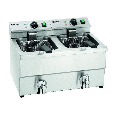 Bartscher Dubbele friteuse imbiss ii | A150407 Bartscher Dubbele friteuse imbiss ii | A150407
