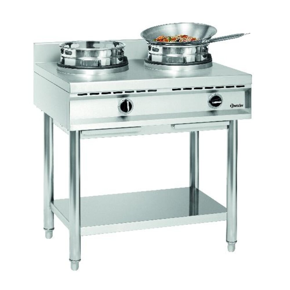 Bartscher Wokkookplaat, 2 branders | 1052103 Bartscher Wokkookplaat, 2 branders | 1052103