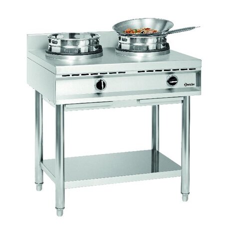 Bartscher Wokkookplaat, 2 branders | 1052103 Bartscher Wokkookplaat, 2 branders | 1052103