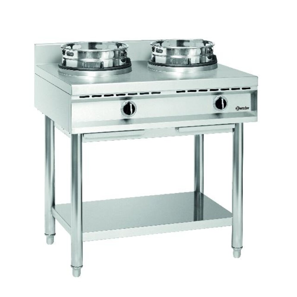 Bartscher Wokkookplaat, 2 branders | 1052103 Bartscher Wokkookplaat, 2 branders | 1052103