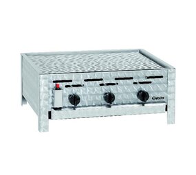 Bartscher Combi-tafelbraadgrill, gas, 3-pits