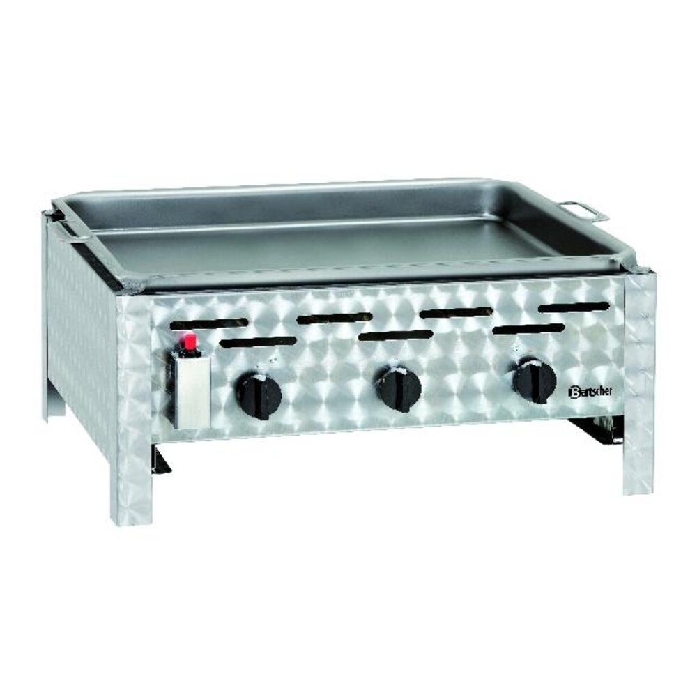 Bartscher Combi-tafelbraadgrill, gas, 3-pits | 1062203