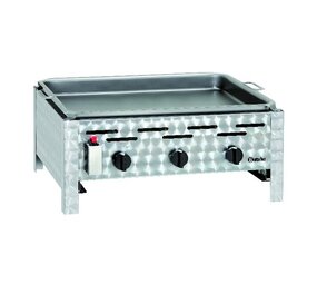Bartscher Combi-tafelbraadgrill, gas, 3-pits