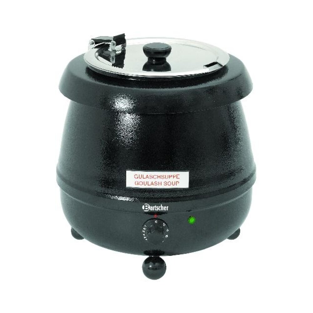 Bartscher Partypan, 9l, zwart | 100054 Bartscher Partypan, 9l, zwart | 100054