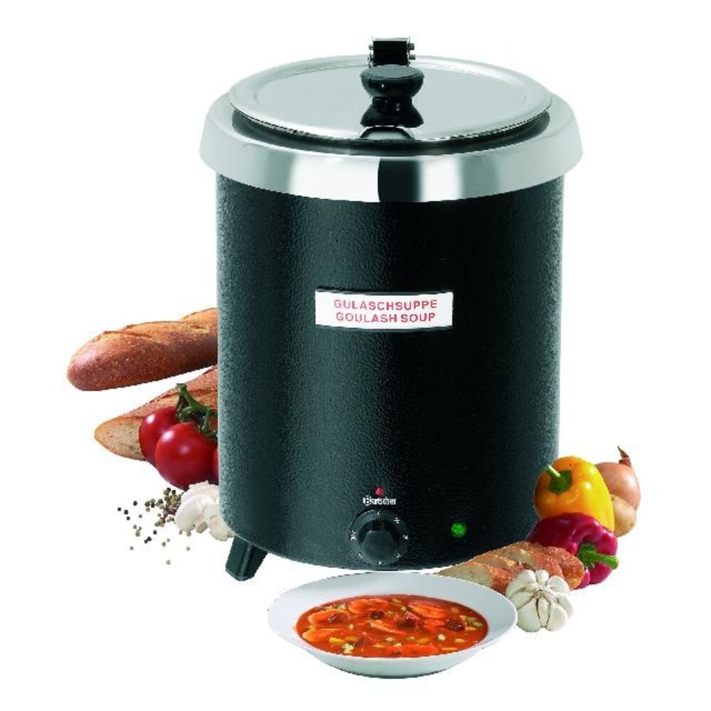 Bartscher Soeppan club, 8,5l, zwart | 100067