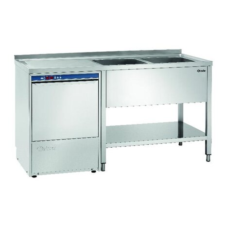 Bartscher Spoelcentrum 700,b1600  2 bakken re | 306650 Bartscher Spoelcentrum 700,b1600  2 bakken re | 306650