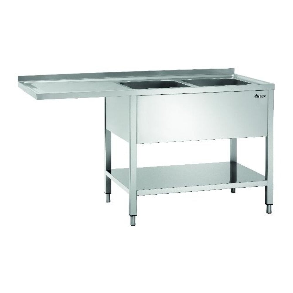 Bartscher Spoelcentrum 700,b1600  2 bakken re | 306650 Bartscher Spoelcentrum 700,b1600  2 bakken re | 306650