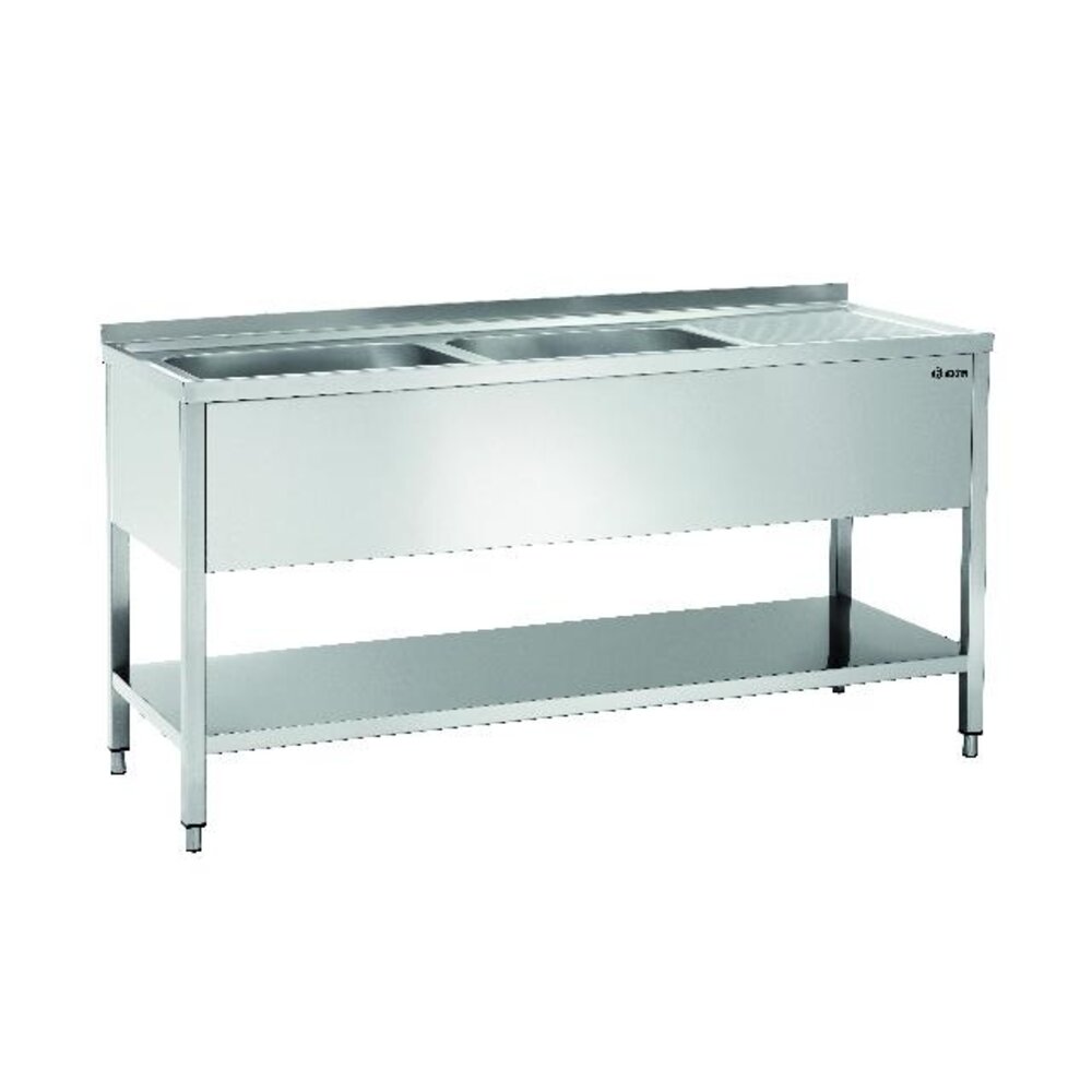 Bartscher Spoelcentrum 700,b1600  2 bakken li | 306300 Bartscher Spoelcentrum 700,b1600  2 bakken li | 306300