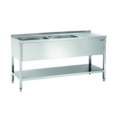 Bartscher Spoelcentrum 700,b1600  2 bakken li | 306300 Bartscher Spoelcentrum 700,b1600  2 bakken li | 306300