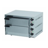 Bartscher Pizzaoven mini 2, 2 bakruimten
