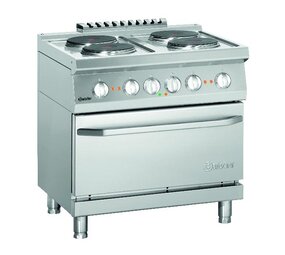 Bartscher El. fornuis 700, b800, 4-pits, eo Bartscher El. fornuis 700, b800, 4-pits, eo