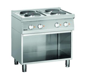 Bartscher El. fornuis 700, b800, 4-pits, oo Bartscher El. fornuis 700, b800, 4-pits, oo