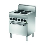 Bartscher El. fornuis 650, b700, 4-pits, eo