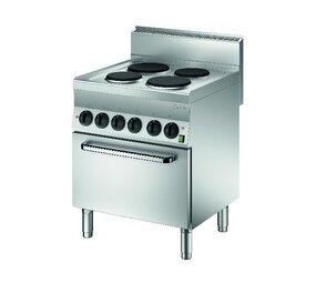 Bartscher El. fornuis 650, b700, 4-pits, eo Bartscher El. fornuis 650, b700, 4-pits, eo