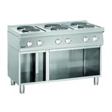 Bartscher El. fornuis 700, b1200, 6-pits, oo