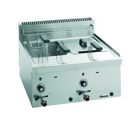 Bartscher Friteuse gas 600, b600, 2x8l Bartscher Friteuse gas 600, b600, 2x8l