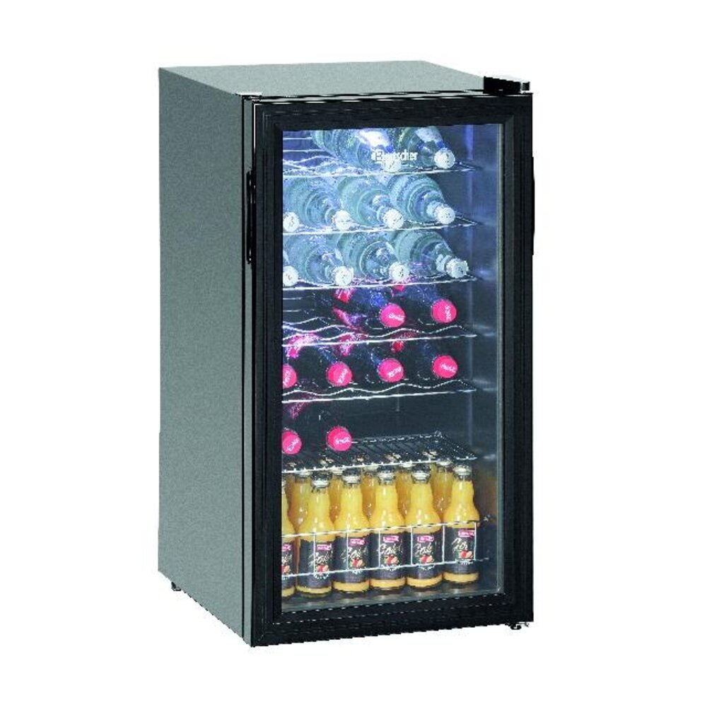 Bartscher Flessenkoelkast 88l, 28fl, glasd. | 700182G Bartscher Flessenkoelkast 88l, 28fl, glasd. | 700182G