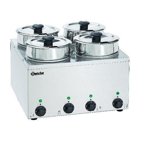 Bartscher Bain-marie hotpot, 4x pan, 3,5 l | 608035