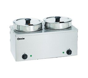 Bartscher Bain-marie hotpot, 2x pan, 6,5 l Bartscher Bain-marie hotpot, 2x pan, 6,5 l
