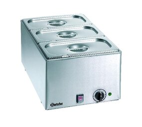 Bartscher Bain-marie, 3x 1 3gn, 150 mm Bartscher Bain-marie, 3x 1 3gn, 150 mm